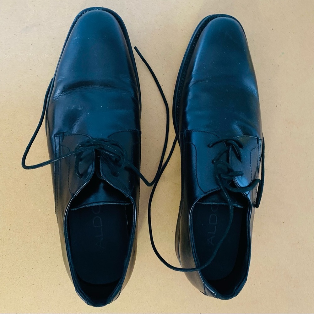 Aldo Black Dress Shoes size 7.5 GUC